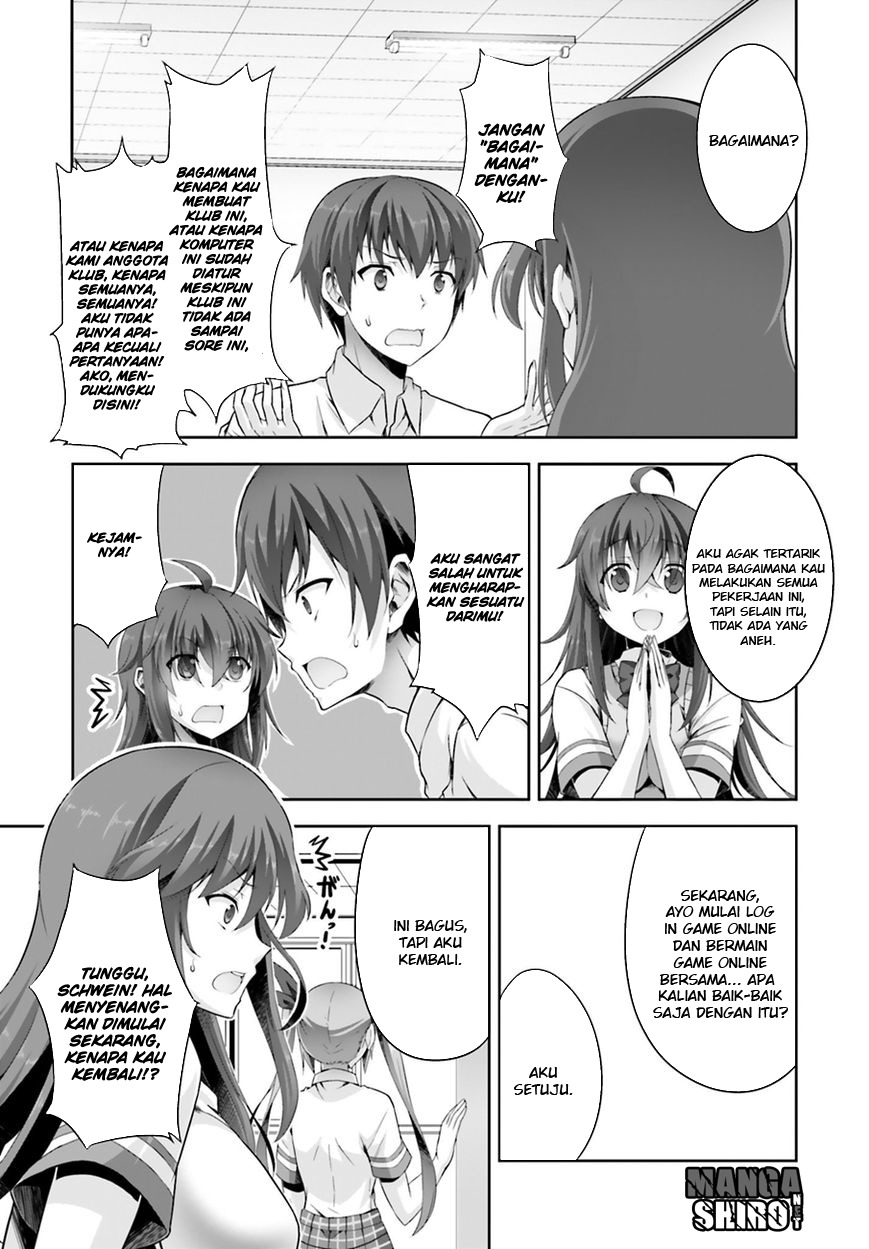 Netoge no Yome wa Onnanoko ja Nai to Omotta? Chapter 04 Bahasa Indonesia