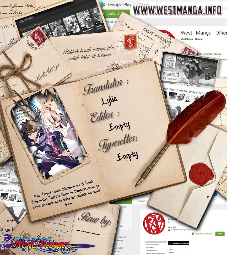 Nido Tensei Shita Shounen wa S Rank Boukensha Toshite Heion ni Sugosu Chapter 04 Bahasa Indonesia