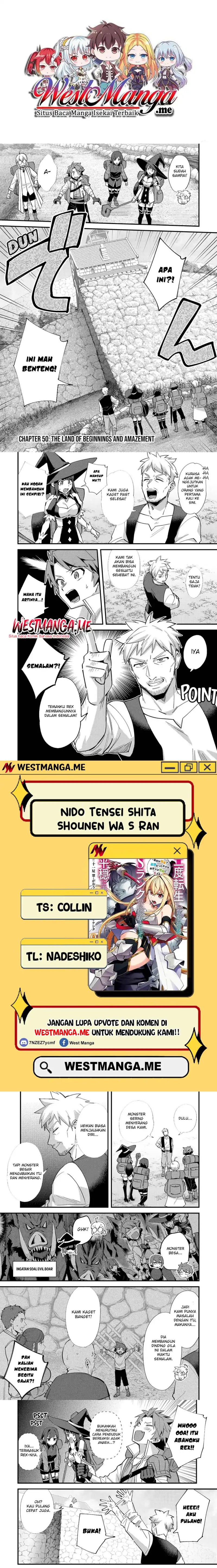 Nido Tensei Shita Shounen wa S Rank Boukensha Toshite Heion ni Sugosu chapter 50