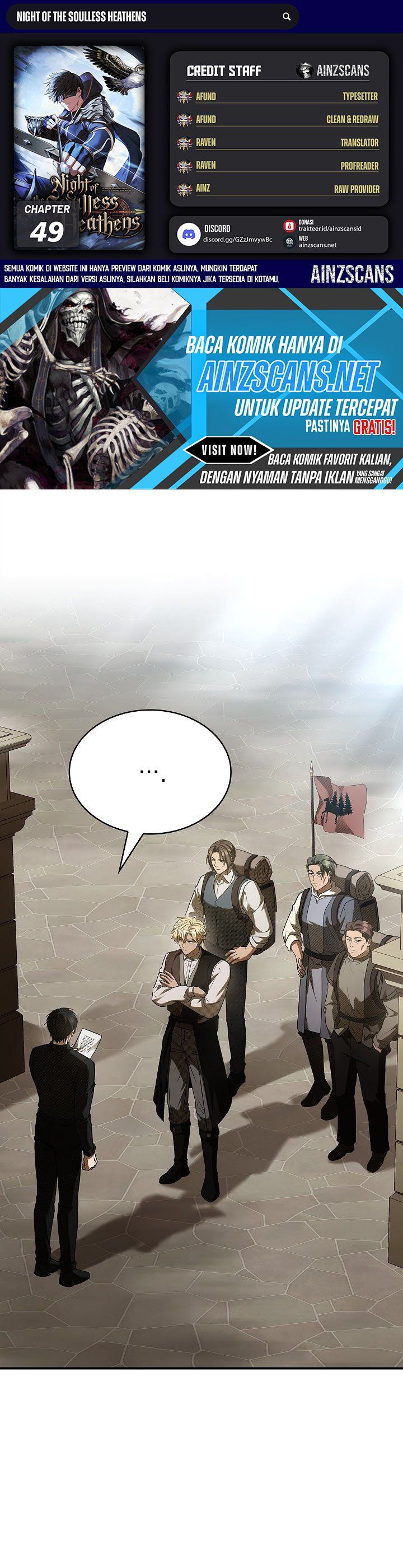 Night of the Soulless Heathens Chapter 49 Bahasa Indonesia