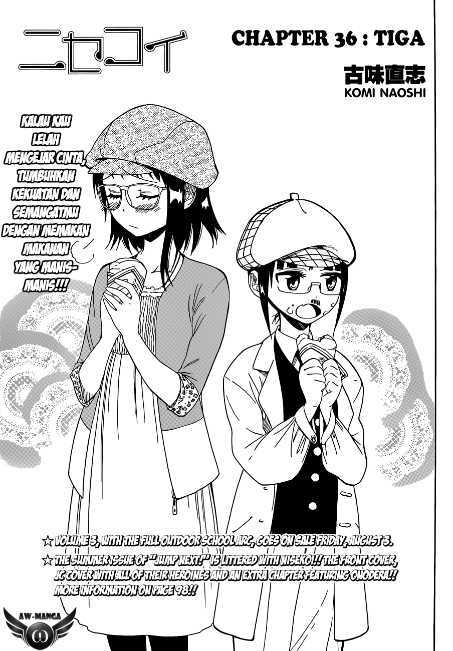 Nisekoi chapter 36