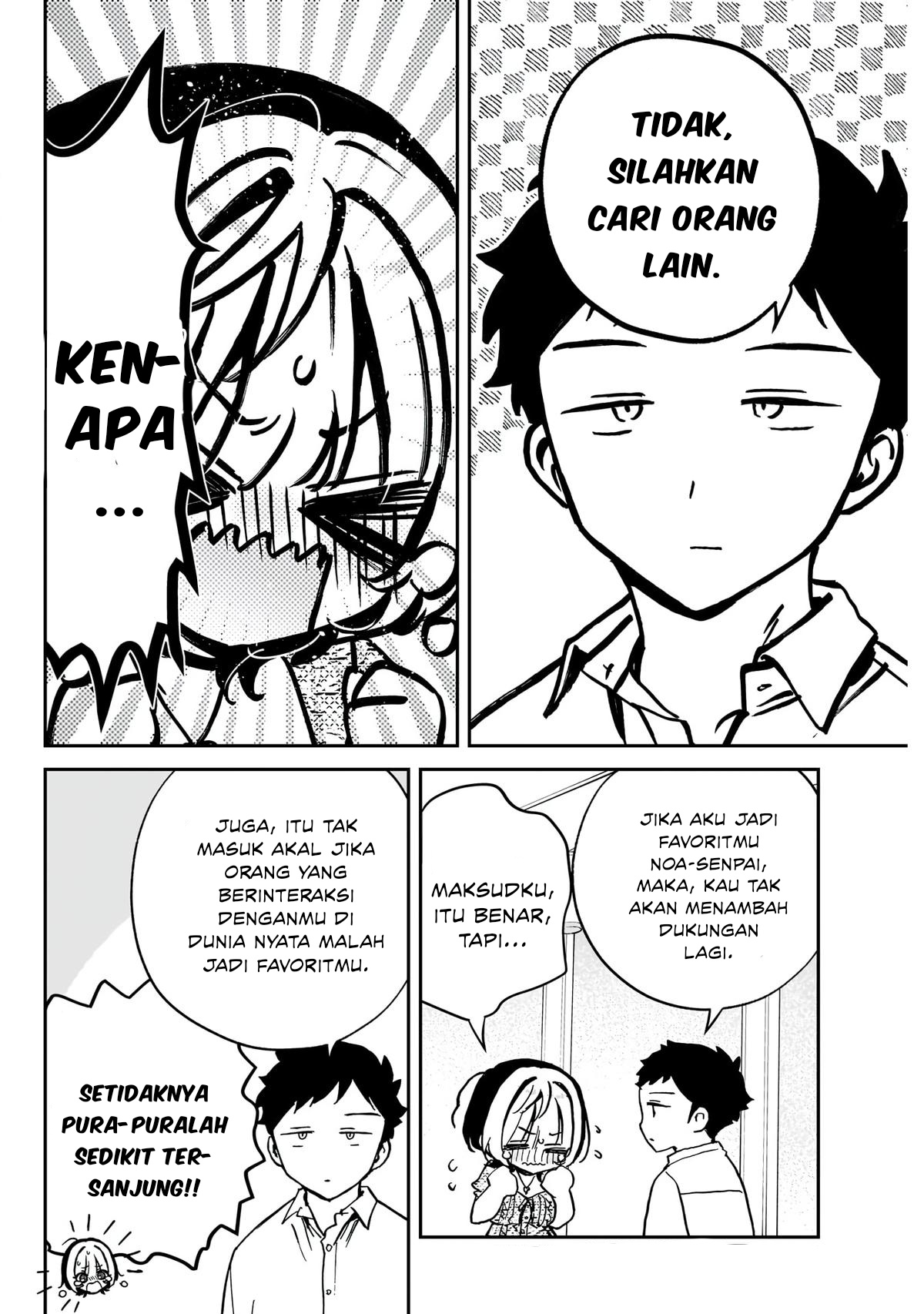 Noa-senpai wa Tomodachi Chapter 42 Bahasa Indonesia