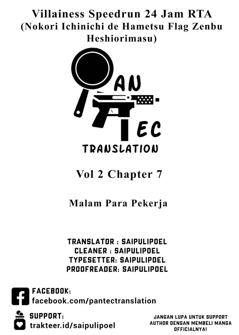 Nokori Ichinichi de Hametsu Flag Zenbu Heshiorimasu: Zamaa RTA Kiroku 24Hr chapter 7