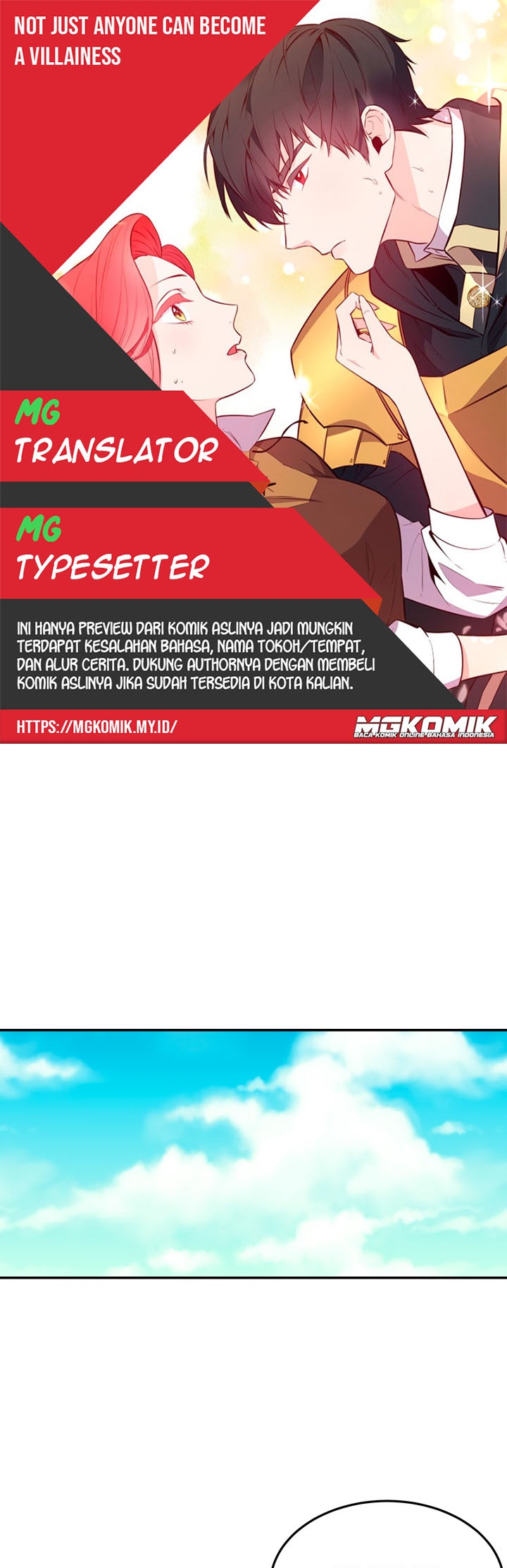 Not Just Anybody Can be An Evil Lady Chapter 08 Bahasa Indonesia