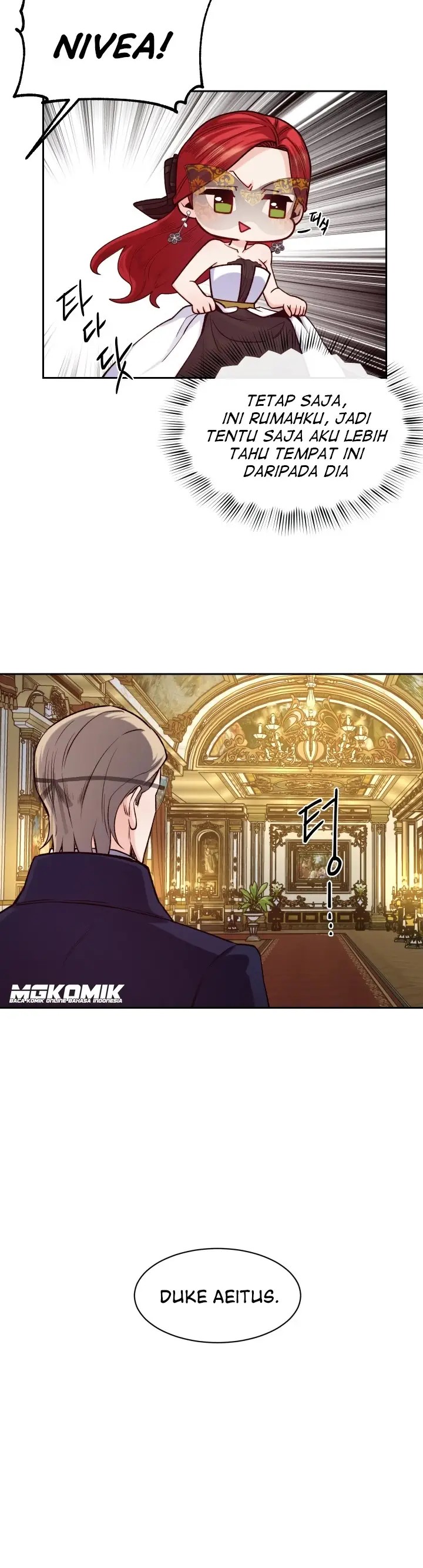 Not Just Anybody Can be An Evil Lady Chapter 43 Bahasa Indonesia