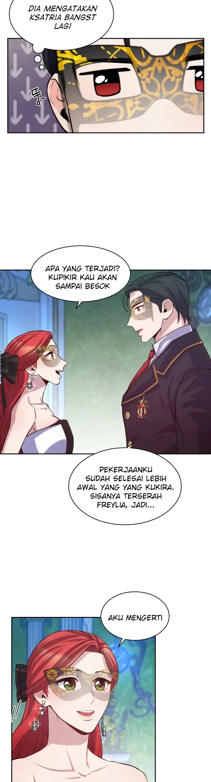 Not Just Anybody Can be An Evil Lady Chapter 43 Bahasa Indonesia