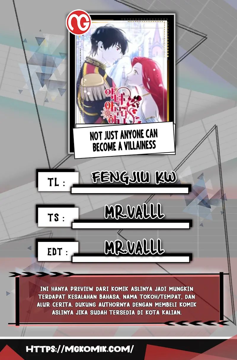 Not Just Anybody Can be An Evil Lady Chapter 89 Bahasa Indonesia