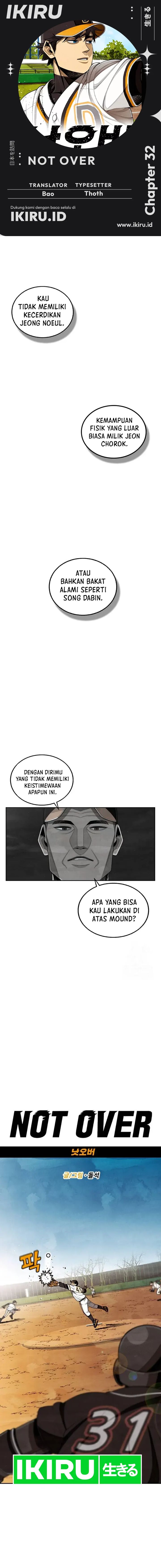 Not Over Chapter 32 Bahasa Indonesia