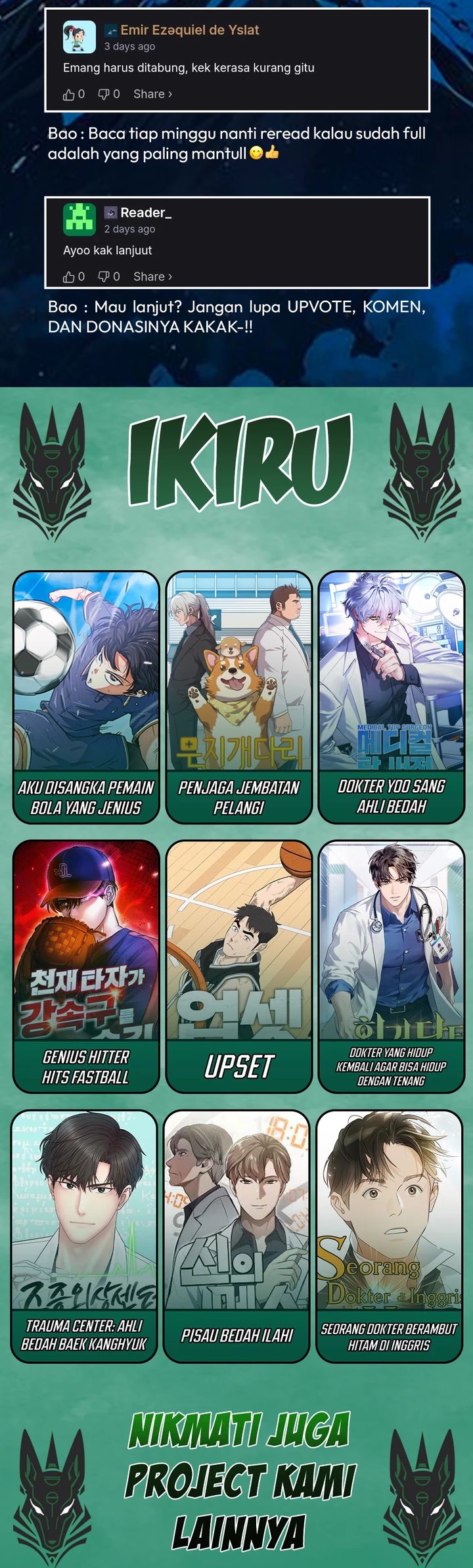 Not Over Chapter 50 Bahasa Indonesia