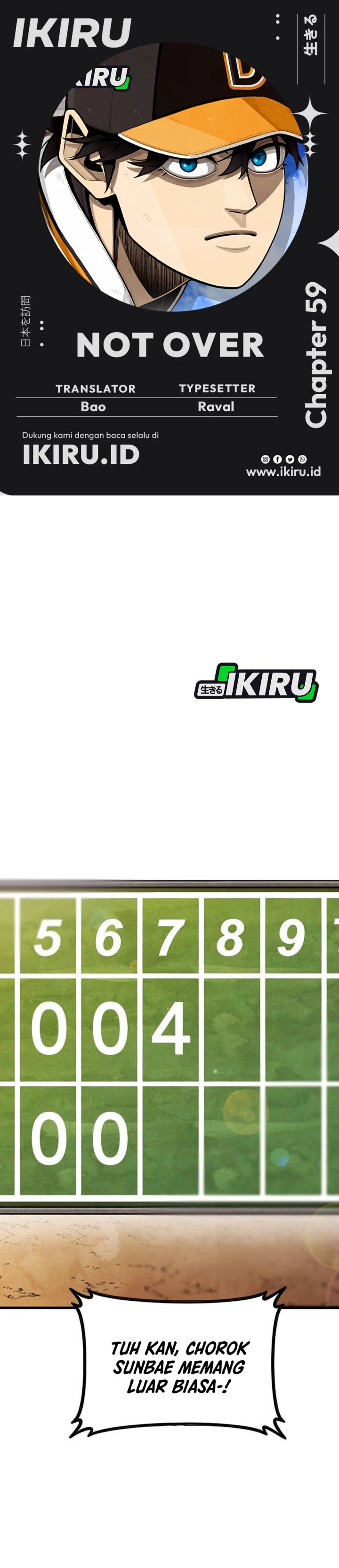 Not Over Chapter 59 Bahasa Indonesia