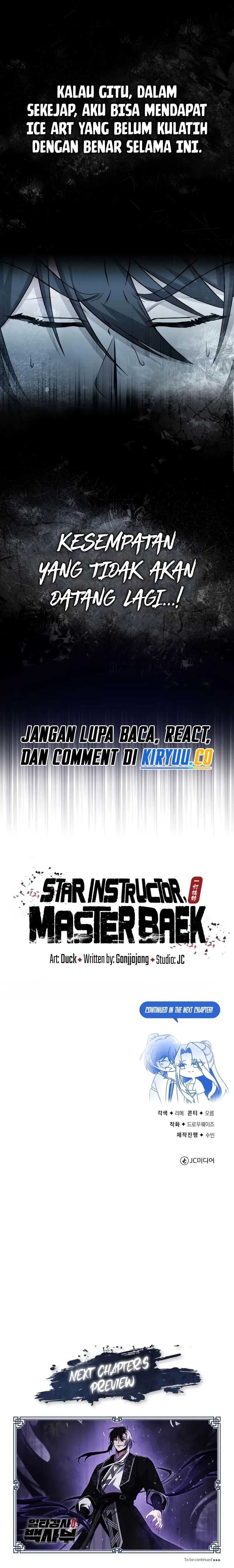 Number One Star Instructor Master Baek chapter 115