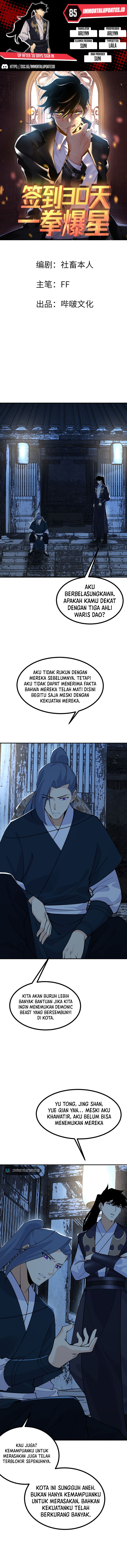 OP After 30 Days Of Sign-In Chapter 85 Bahasa Indonesia