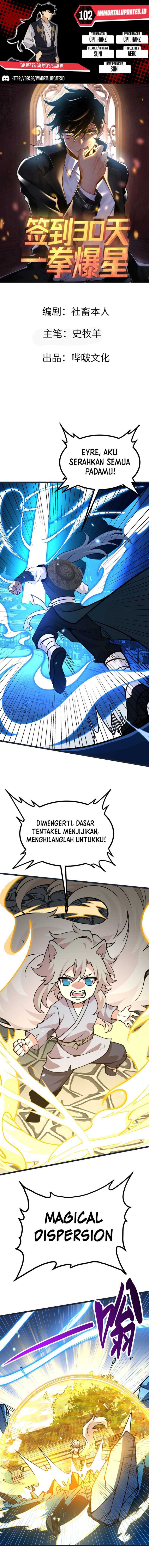 OP After 30 Days Of Sign-In Chapter 102 Bahasa Indonesia