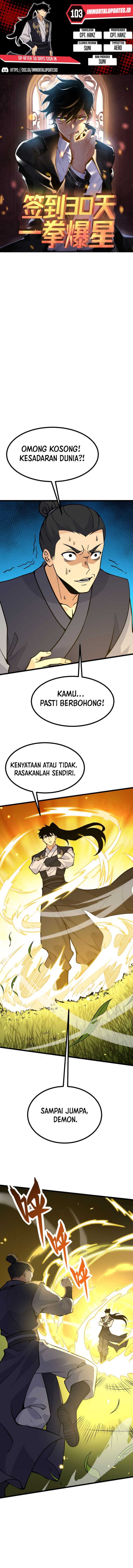 OP After 30 Days Of Sign-In Chapter 103 Bahasa Indonesia