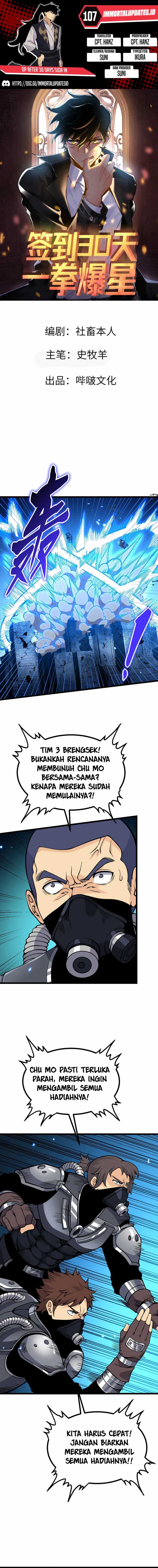 OP After 30 Days Of Sign-In Chapter 107 Bahasa Indonesia