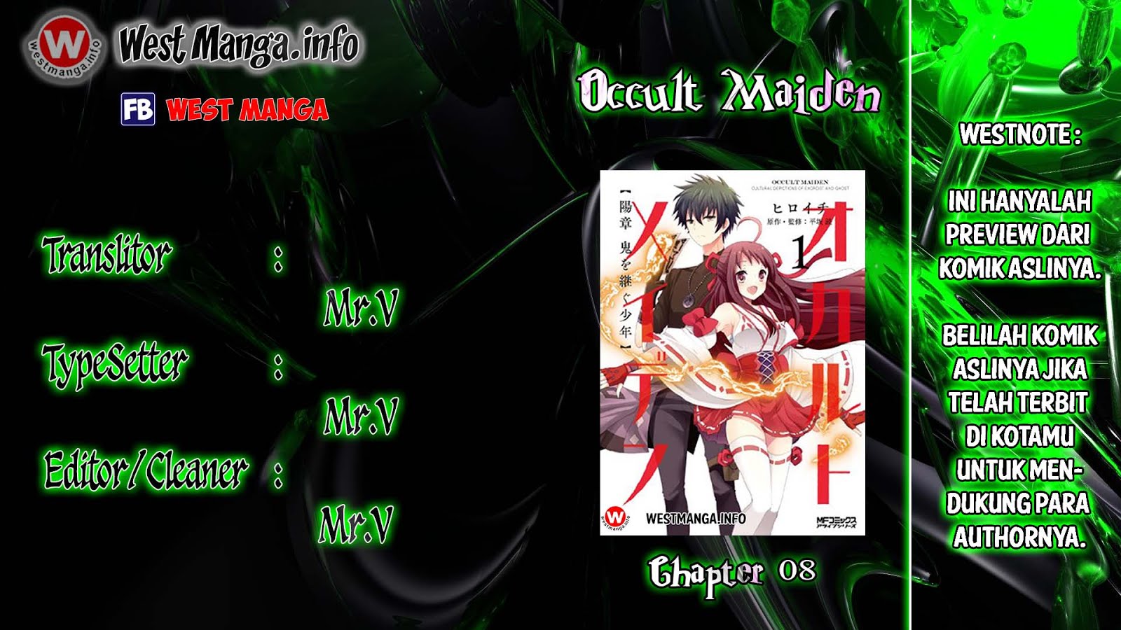 Occult Maiden: Hi Shou – Oni wo Tsugu Shounen Chapter 08 Bahasa Indonesia