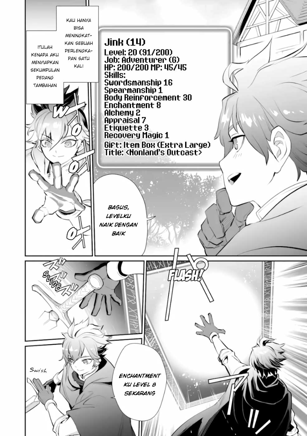 Ochikobore Kuni o Deru ~ Jitsuwa sekai de 4 Hitome Chapter 02 Bahasa Indonesia