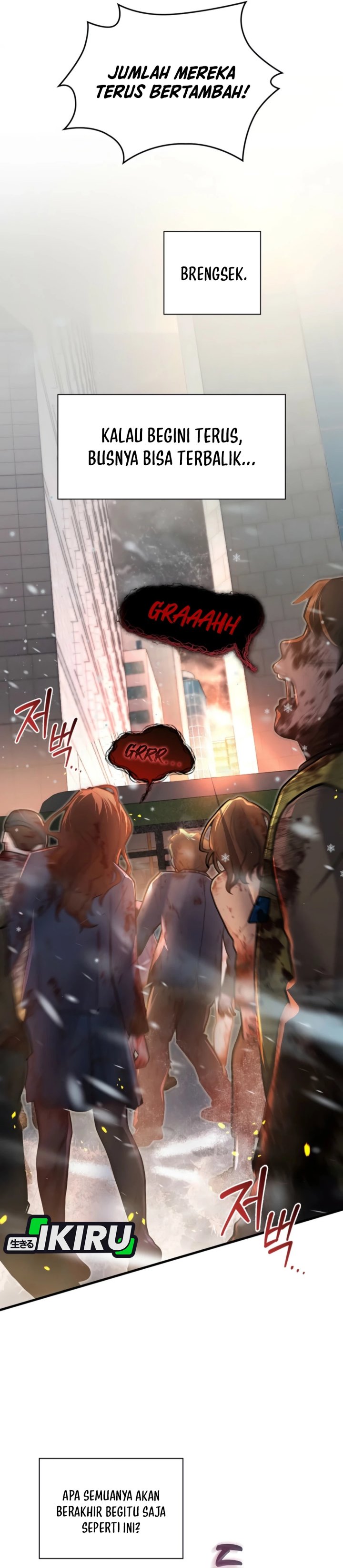 Office Worker in the Ice Age Apocalypse Chapter 14 Bahasa Indonesia