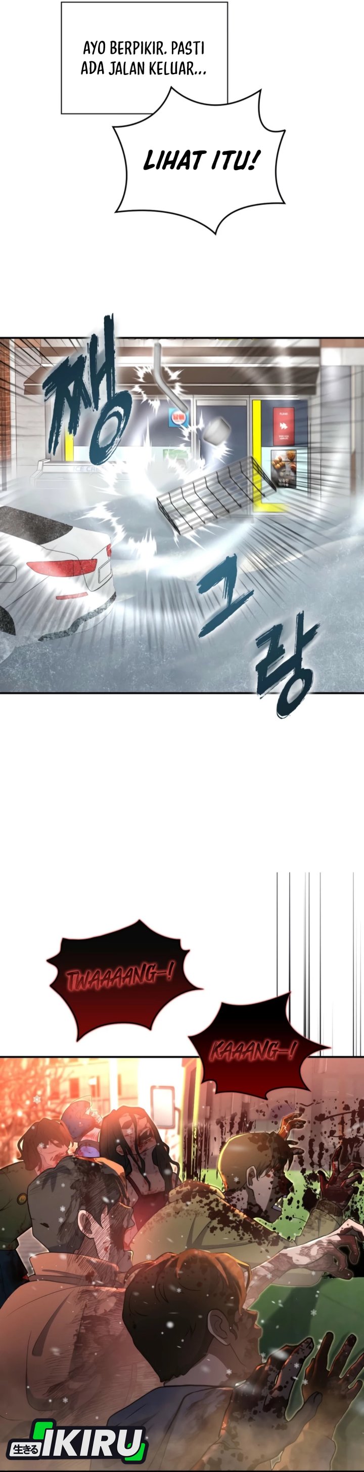 Office Worker in the Ice Age Apocalypse Chapter 14 Bahasa Indonesia