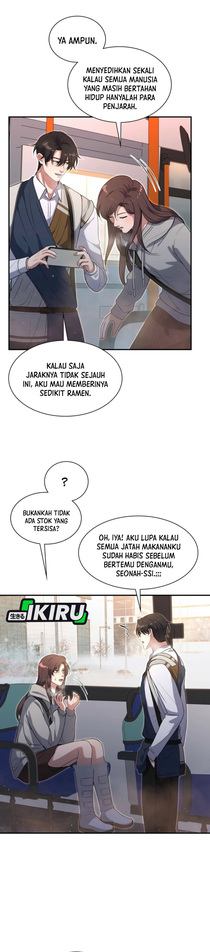 Office Worker in the Ice Age Apocalypse Chapter 14 Bahasa Indonesia
