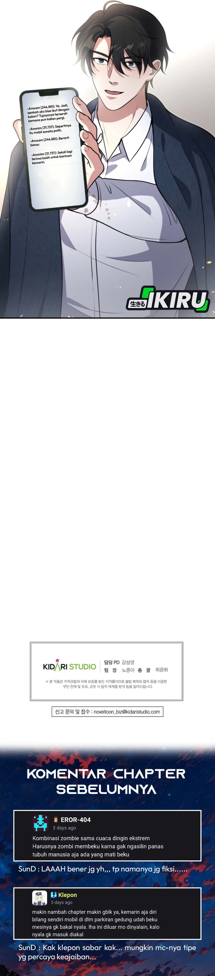 Office Worker in the Ice Age Apocalypse Chapter 14 Bahasa Indonesia