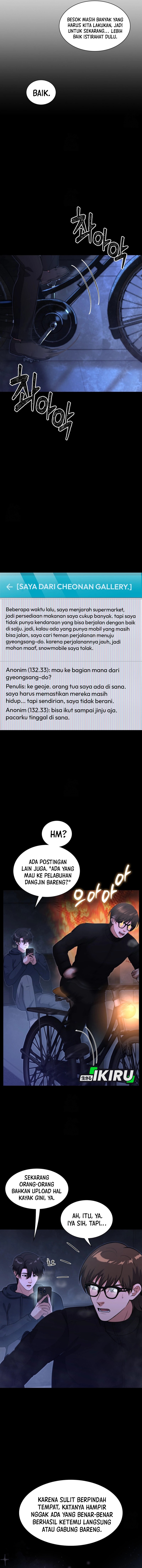 Office Worker in the Ice Age Apocalypse Chapter 34 Bahasa Indonesia