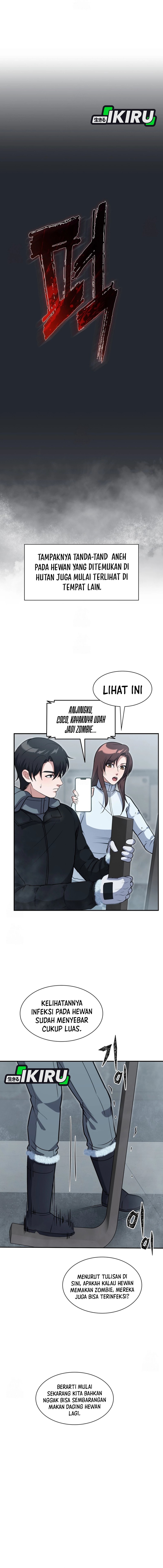 Office Worker in the Ice Age Apocalypse Chapter 34 Bahasa Indonesia