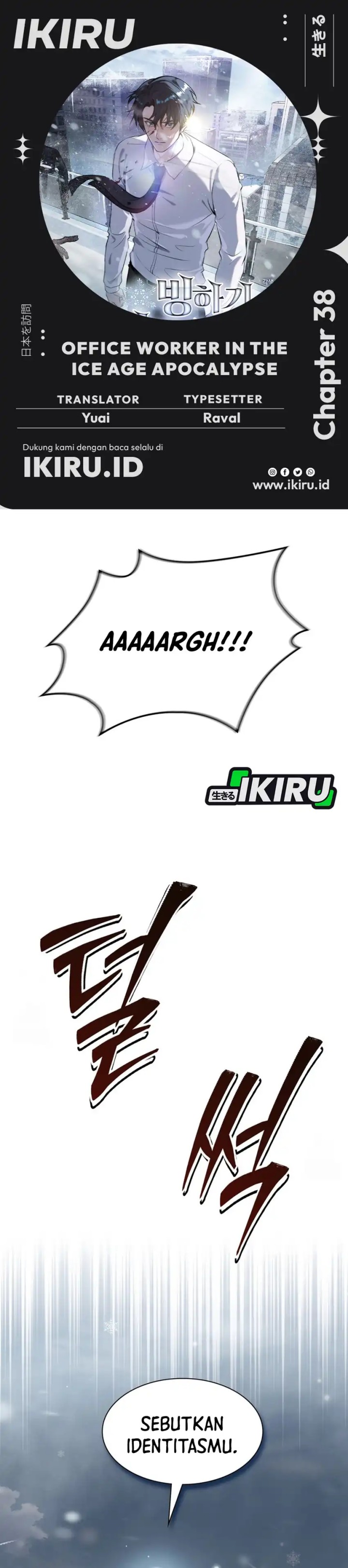 Office Worker in the Ice Age Apocalypse Chapter 38 Bahasa Indonesia