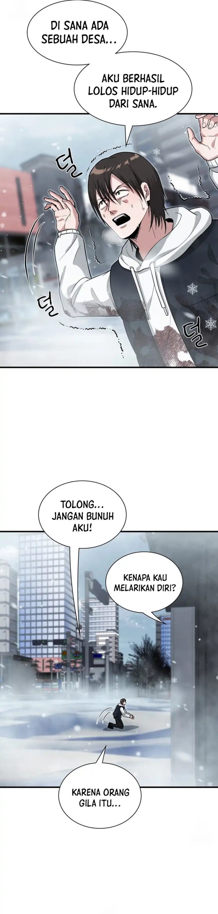 Office Worker in the Ice Age Apocalypse Chapter 38 Bahasa Indonesia