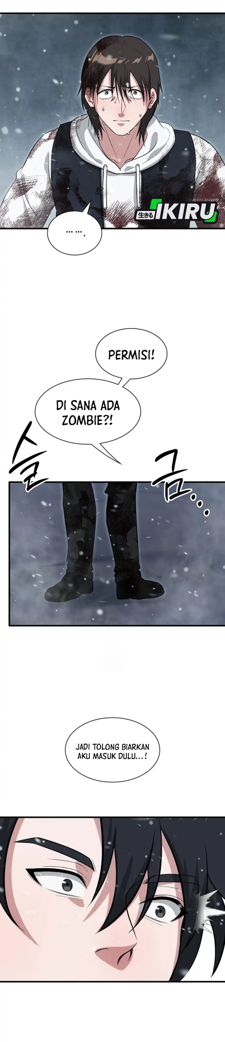 Office Worker in the Ice Age Apocalypse Chapter 38 Bahasa Indonesia