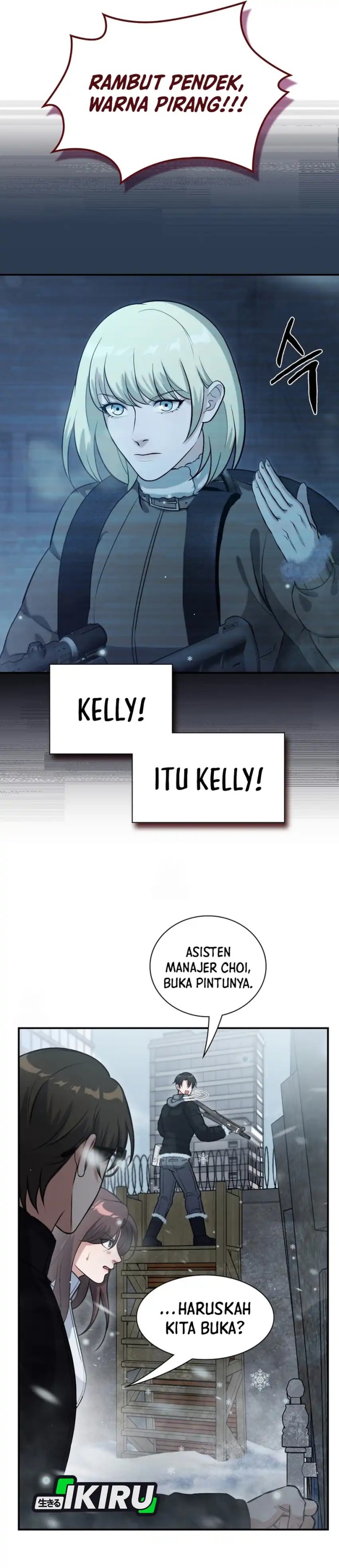 Office Worker in the Ice Age Apocalypse Chapter 38 Bahasa Indonesia