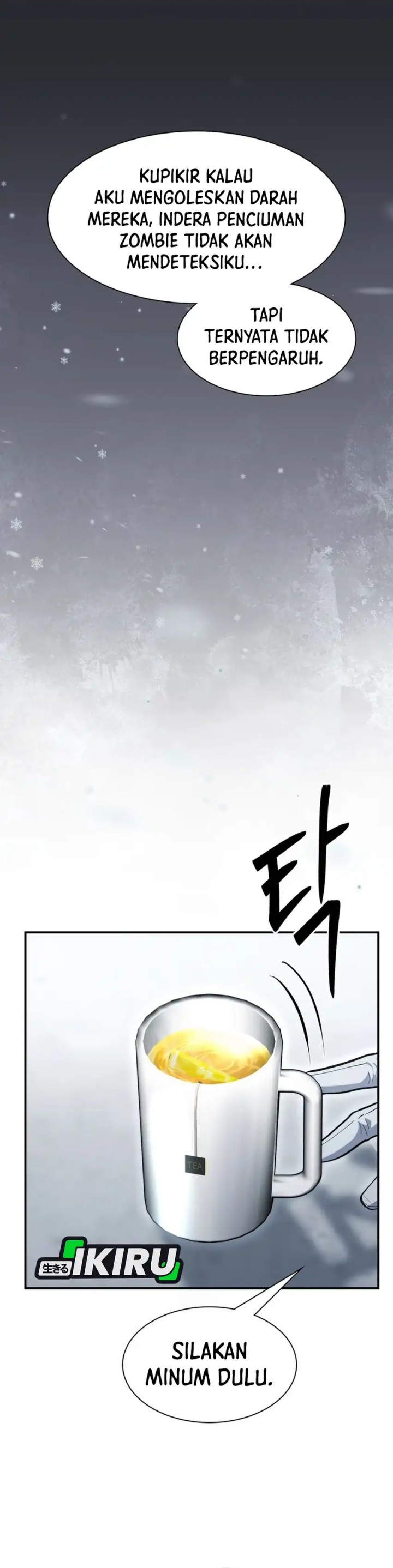 Office Worker in the Ice Age Apocalypse Chapter 38 Bahasa Indonesia