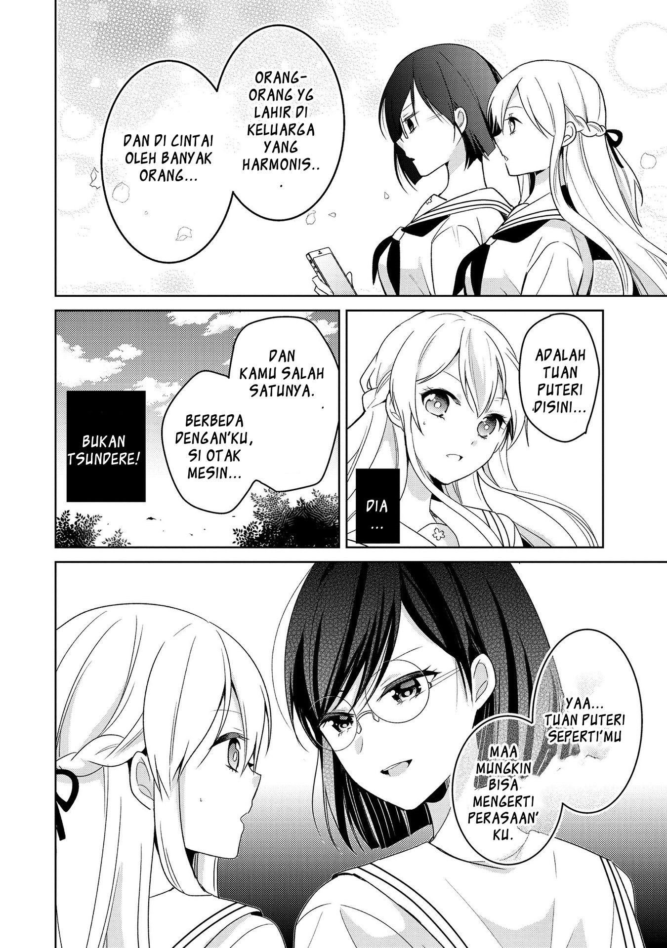 Ojou-sama wa Love Come no Shujinkou ni naritai! Chapter 04 Bahasa Indonesia