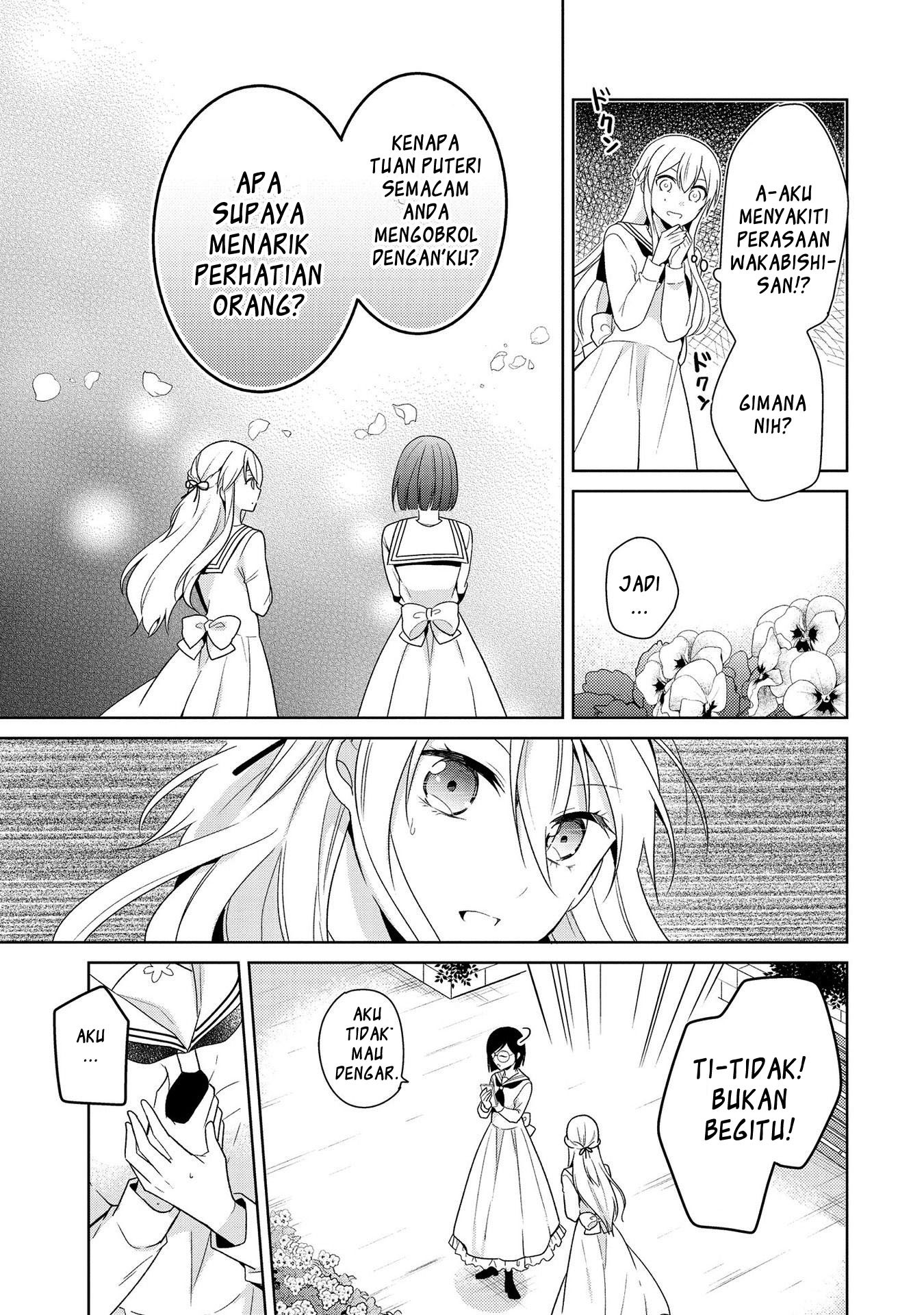 Ojou-sama wa Love Come no Shujinkou ni naritai! Chapter 04 Bahasa Indonesia