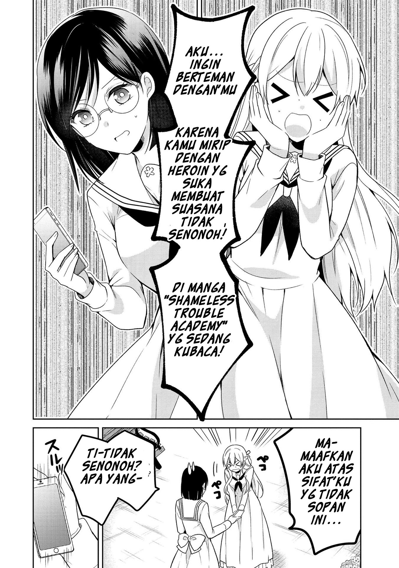 Ojou-sama wa Love Come no Shujinkou ni naritai! Chapter 04 Bahasa Indonesia