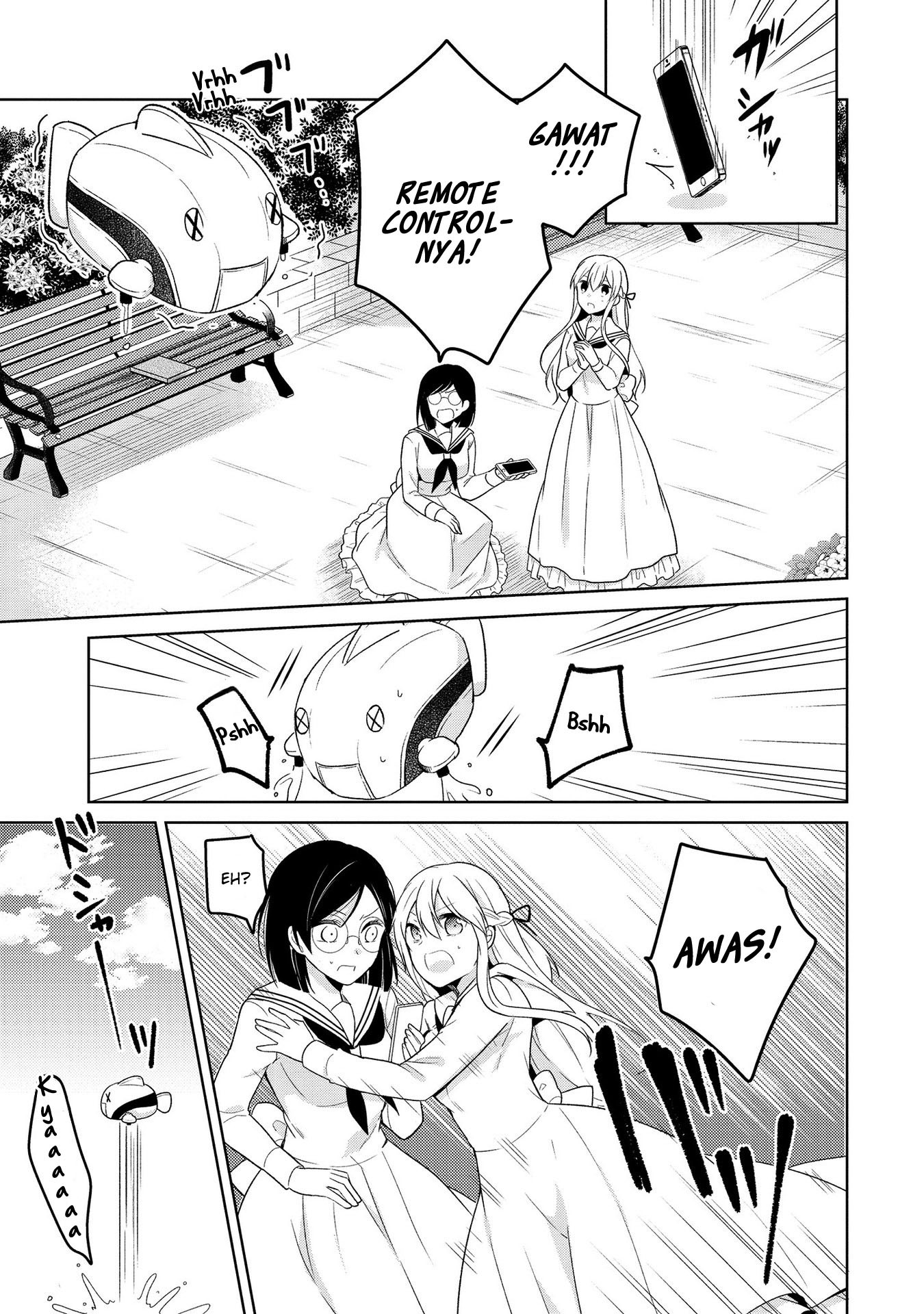 Ojou-sama wa Love Come no Shujinkou ni naritai! Chapter 04 Bahasa Indonesia