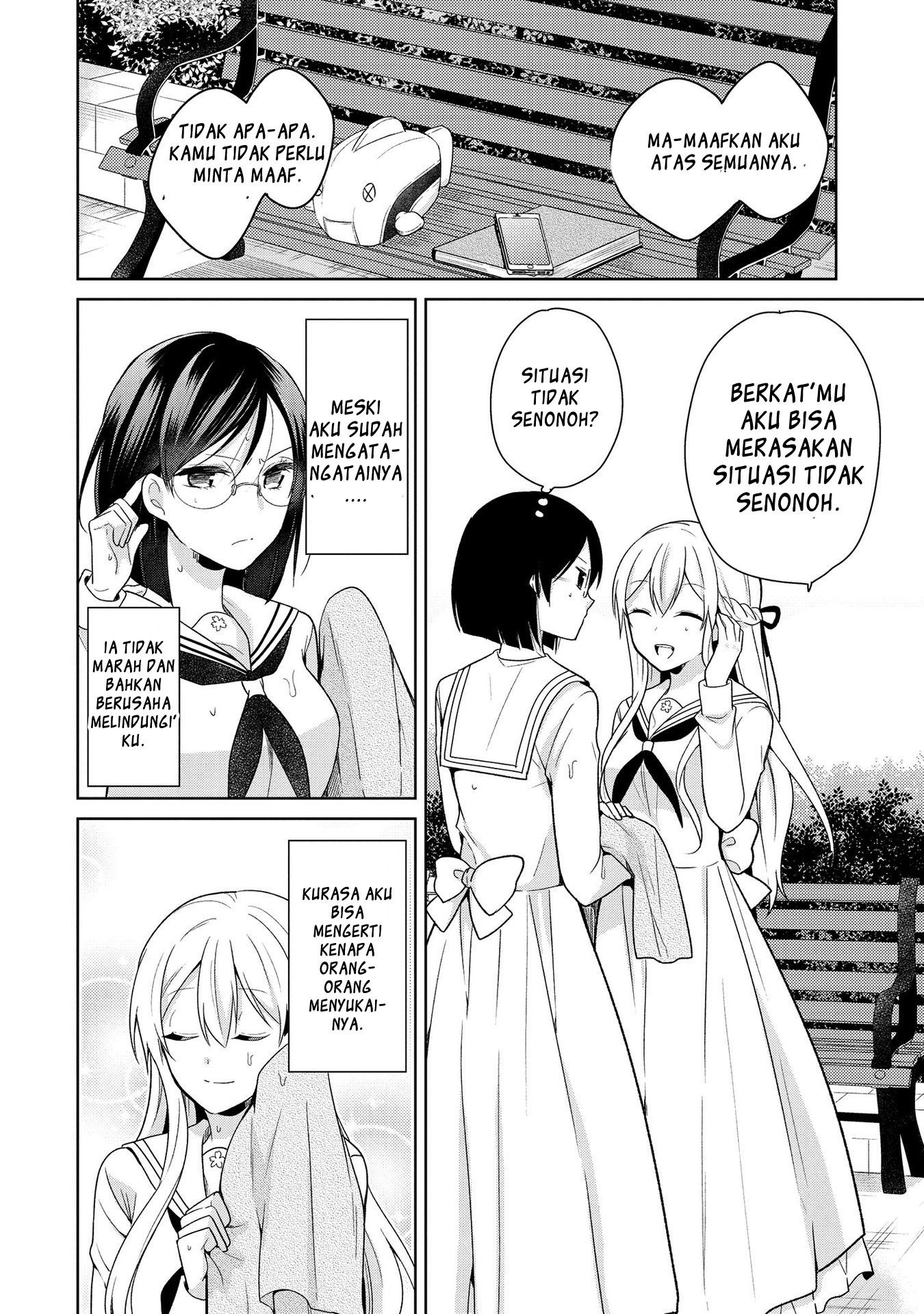 Ojou-sama wa Love Come no Shujinkou ni naritai! Chapter 04 Bahasa Indonesia
