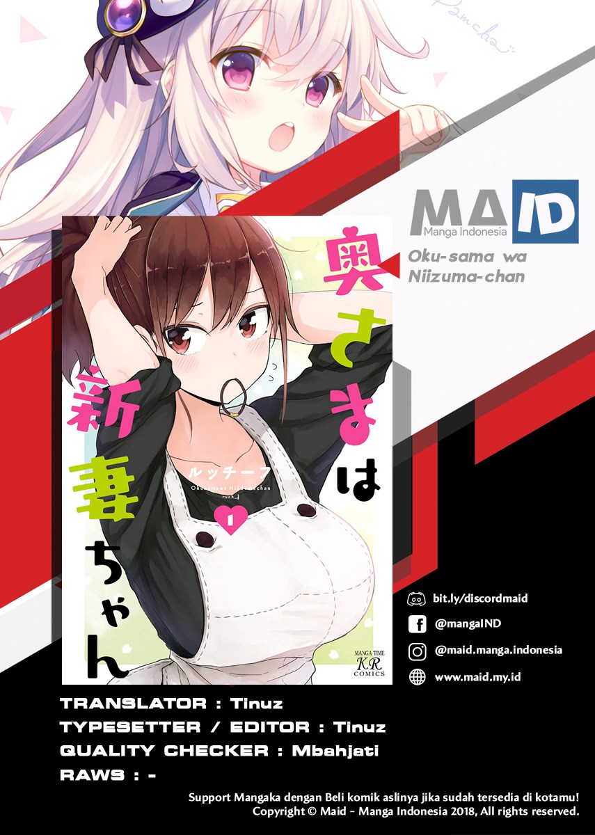 Oku-sama wa Niizuma-chan Chapter 04 Bahasa Indonesia