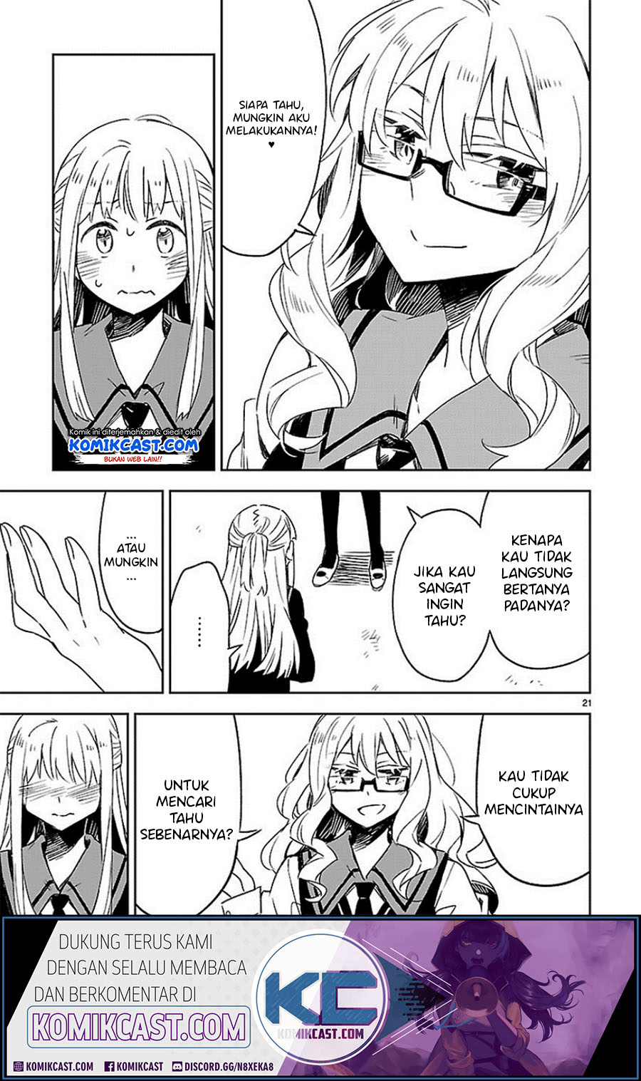 Omaera Zenin Mendokusai! Chapter 21 Bahasa Indonesia
