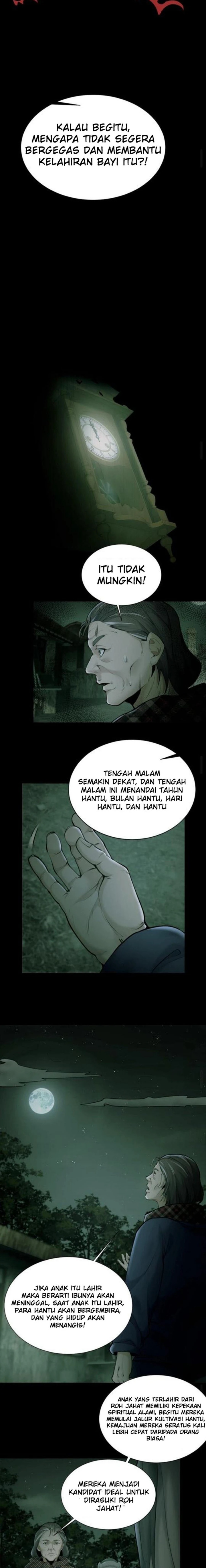 On the Day I Was Born, a Hundred Ghosts Roamed at Night, and Snow Covered Corpses Guarded the Path Chapter 01 Bahasa Indonesia