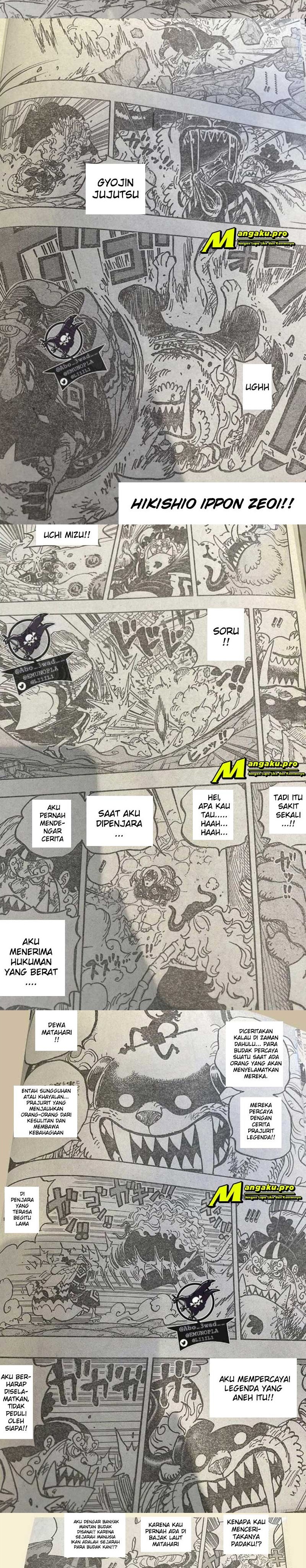 One Piece Chapter 1018 LQ Bahasa Indonesia