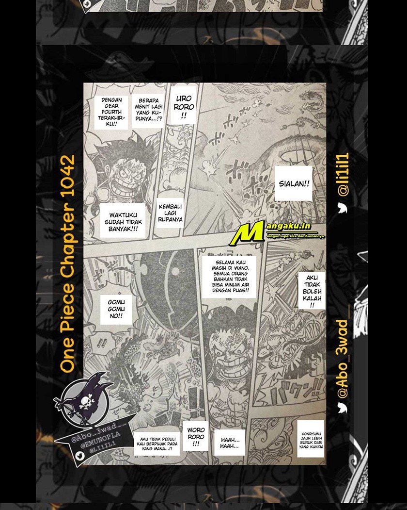 One Piece Chapter 1042 LQ Bahasa Indonesia
