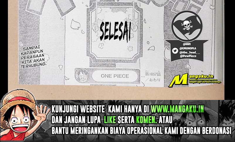 One Piece Chapter 1057 LQ Bahasa Indonesia
