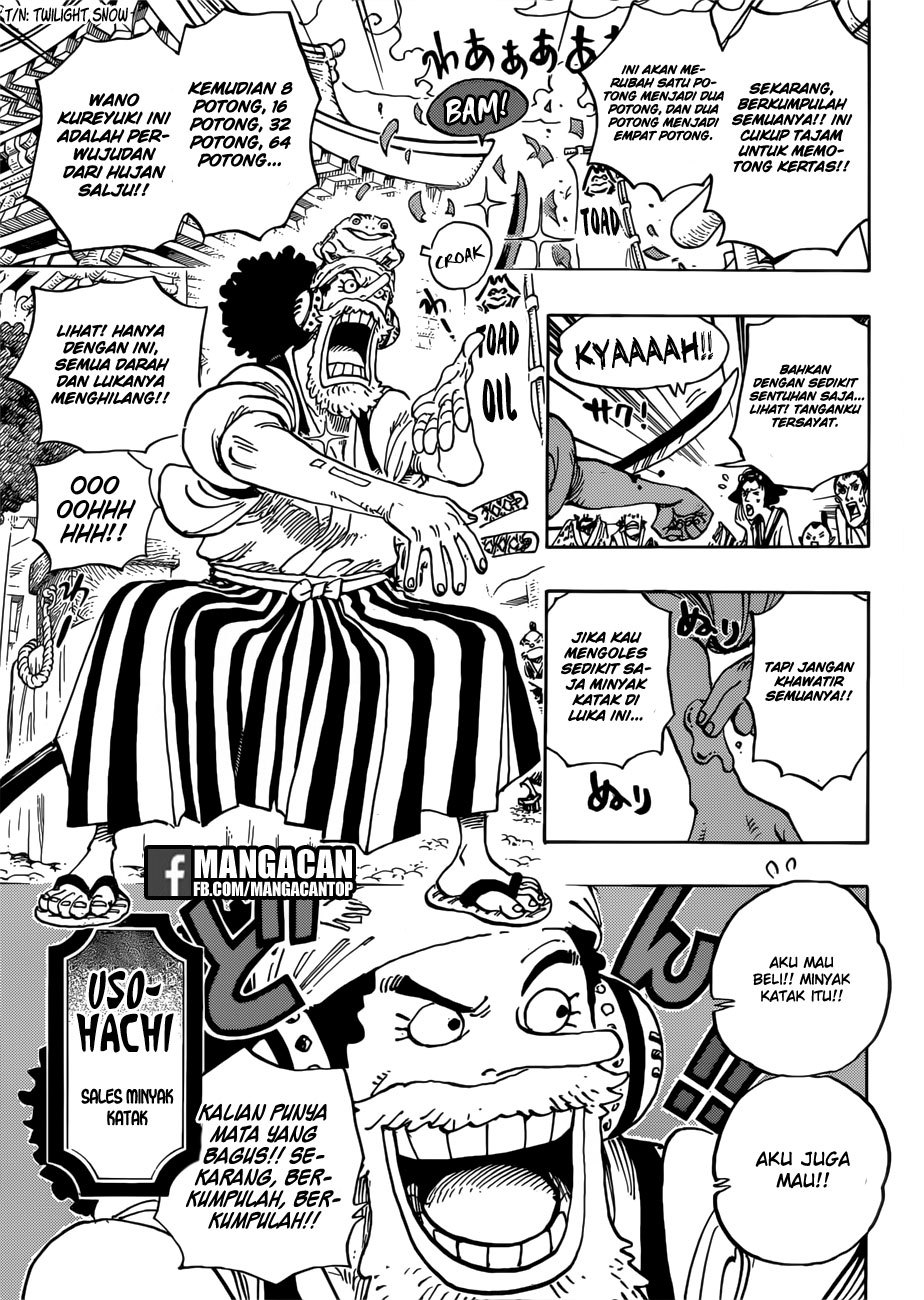 One Piece Chapter 909 Bahasa Indonesia