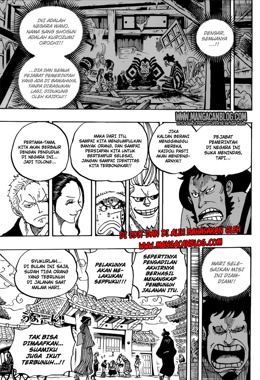 One Piece Chapter 909 Bahasa Indonesia