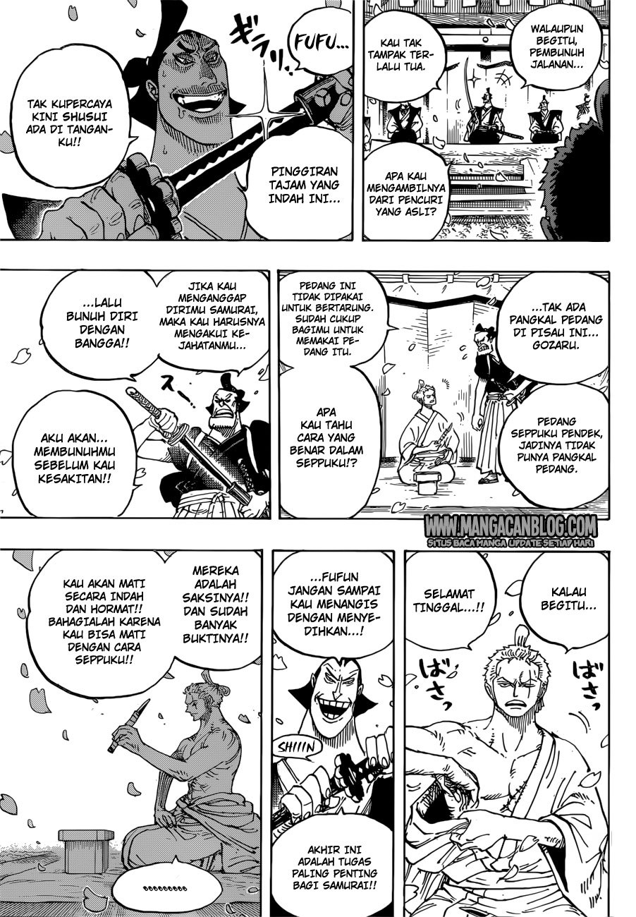 One Piece Chapter 909 Bahasa Indonesia