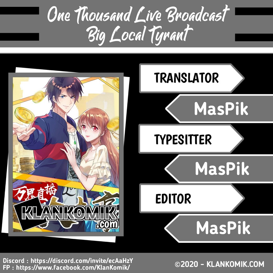 One Thousand Live Broadcast Big Local Tyrant Chapter 08 Bahasa Indonesia