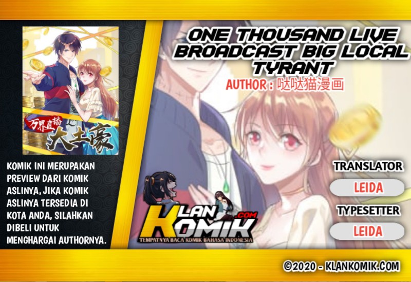 One Thousand Live Broadcast Big Local Tyrant chapter 60