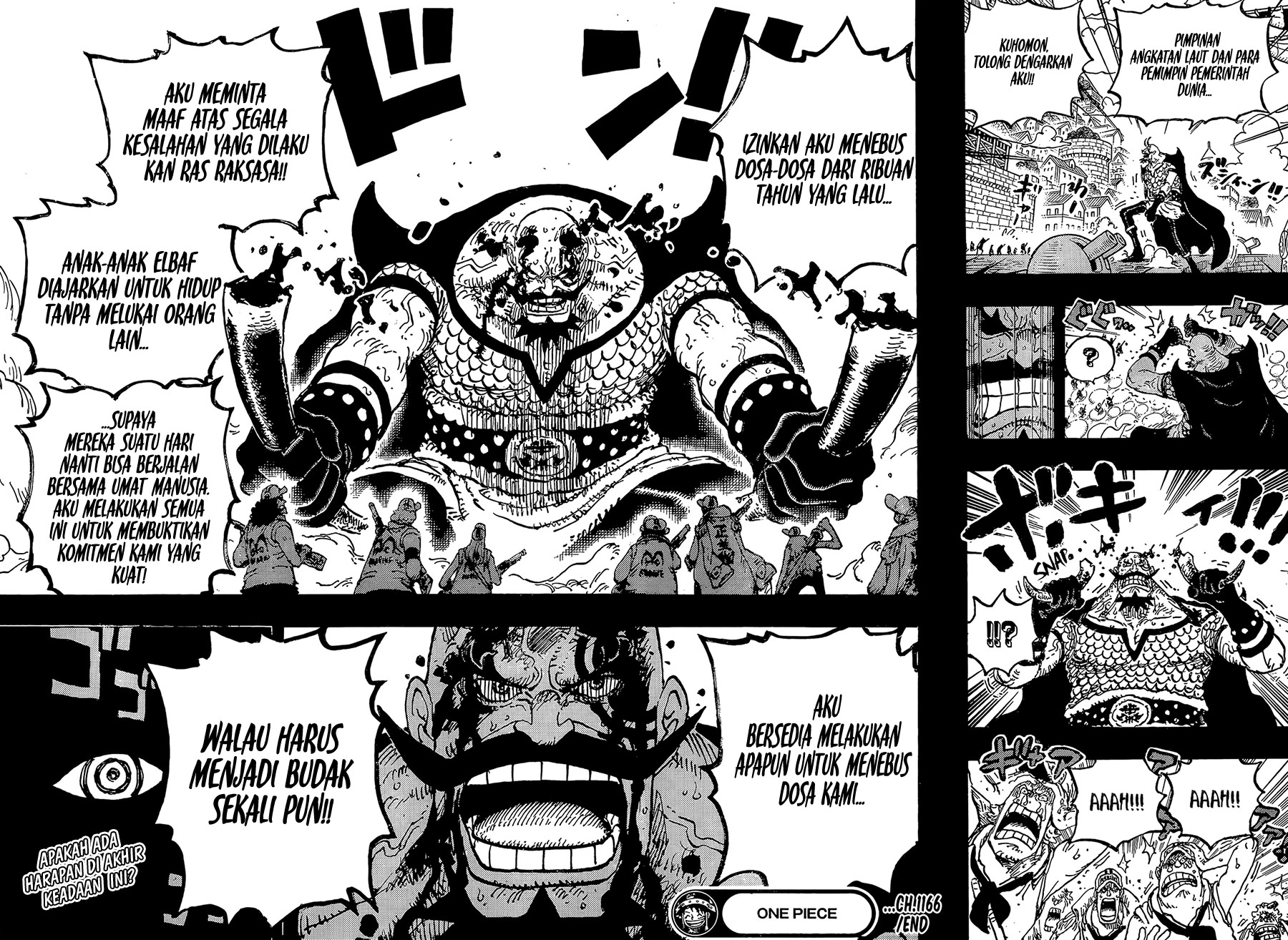 One Piece Chapter 1166 Bahasa Indonesia