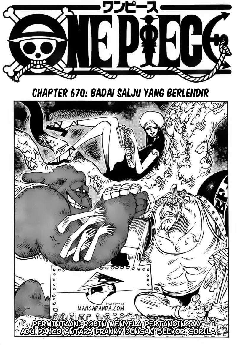 One Piece chapter 670
